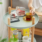 360° Rotating Bookshelf - Multifunctional Storage Rack