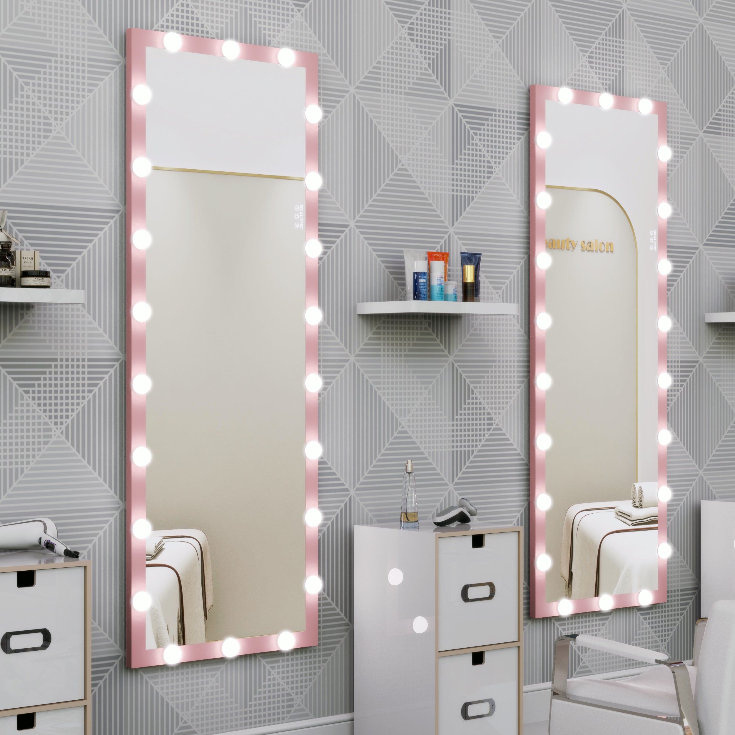 Hollywood Full Length Mirror with Lights