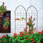4 Pack Metal Garden Trellis - 78.7" x 19.7"