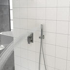 Dual Shower Head - 10 Inch Wall Mounted Square Shower System