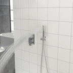 Dual Shower Head - 12 Inch Wall Mounted Square Shower System