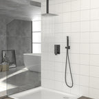 Dual Shower Head - 10 Inch Ceiling Mount Square Shower System
