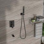 Shower System with Waterfall Tub Spout