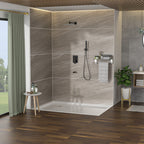 Shower System with Waterfall Tub Spout