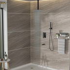 Shower System with Waterfall Tub Spout