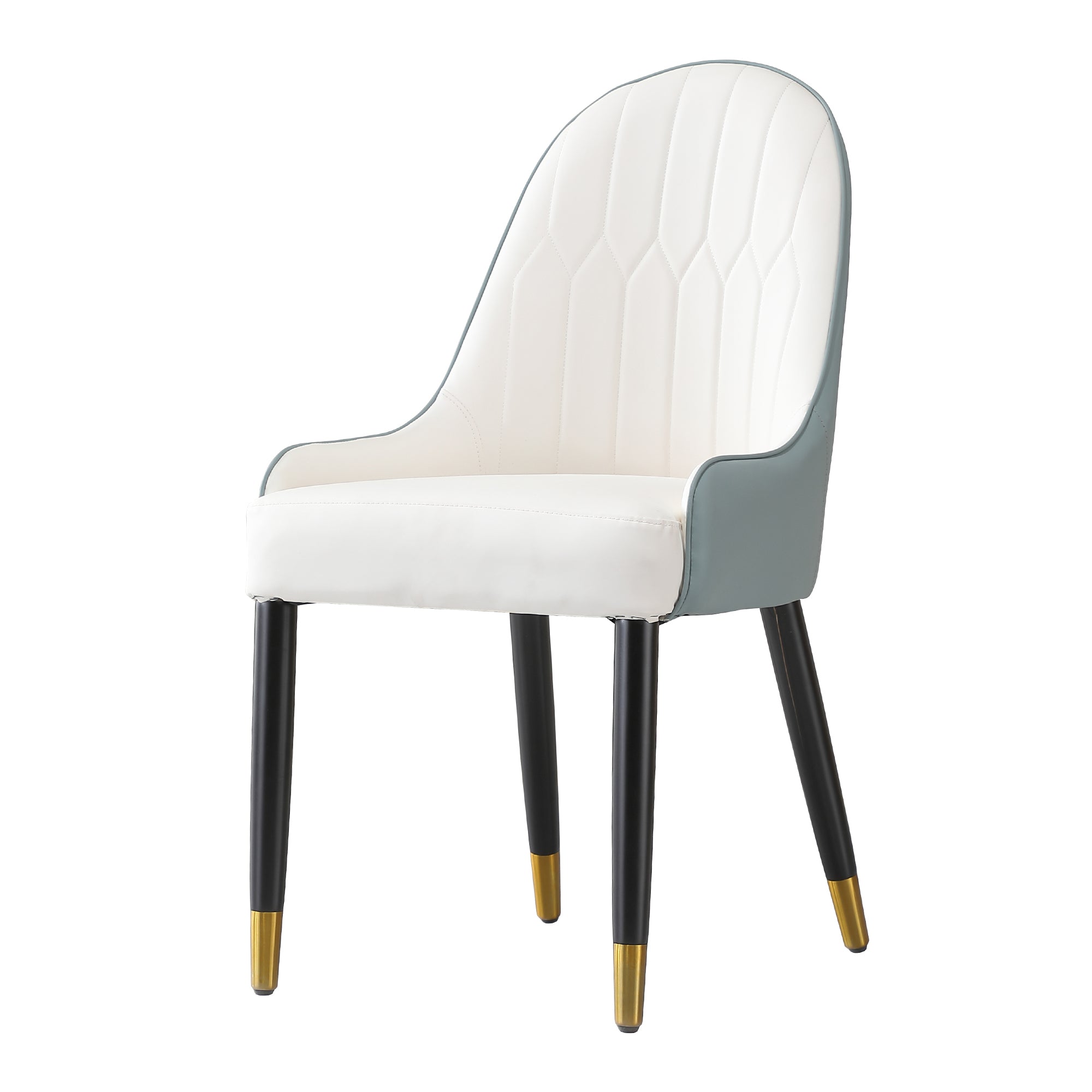 Modern Dining Chairs Set of 2 pcs Faux Leather Dining Chairs