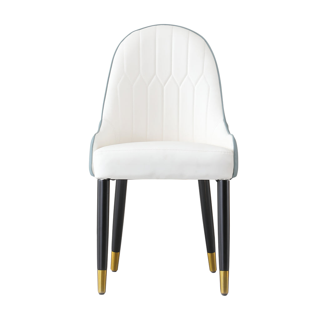 Modern Dining Chairs Set of 2 pcs Faux Leather Dining Chairs
