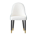 Modern Dining Chairs Set of 2 pcs Faux Leather Dining Chairs