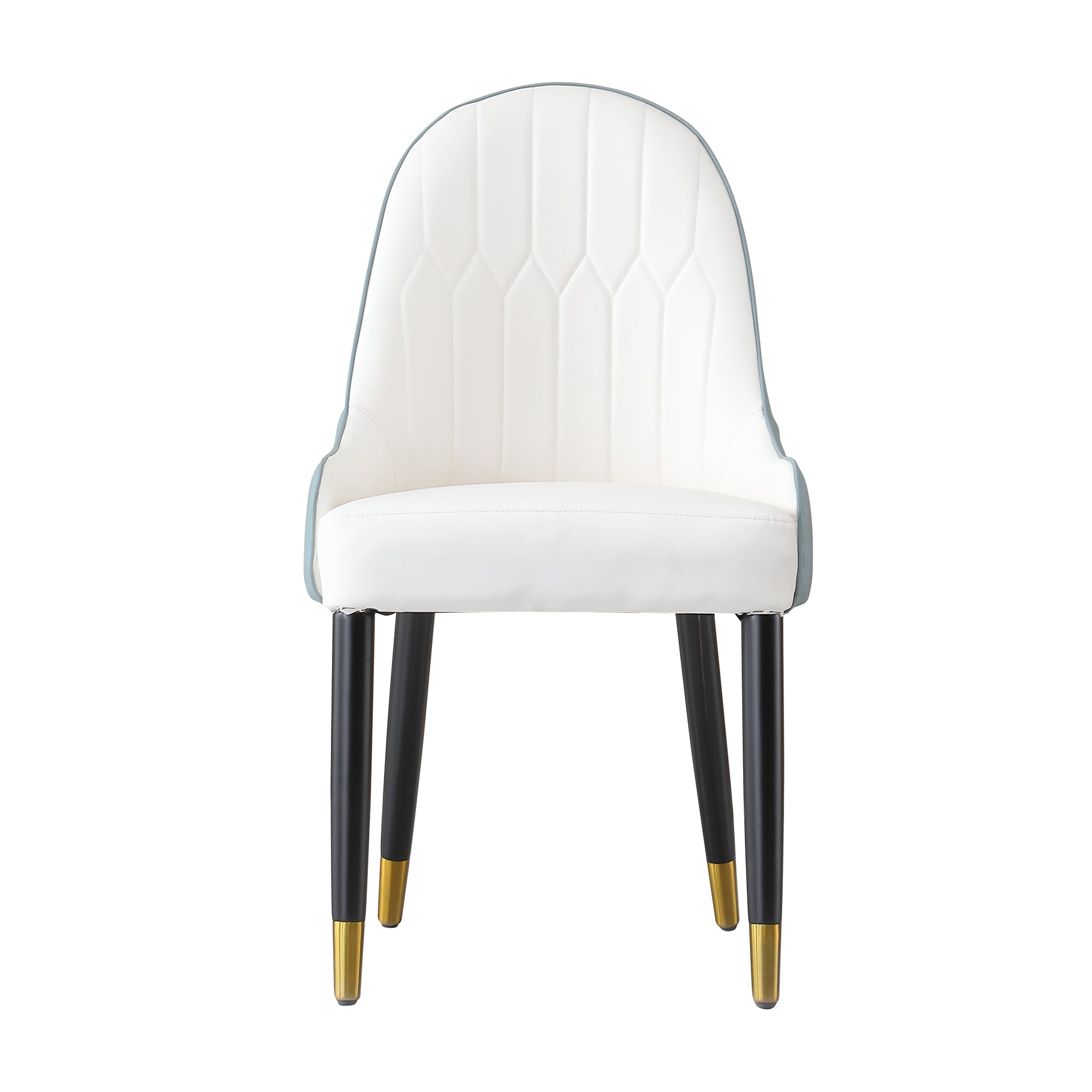 Modern Dining Chairs Set of 2 pcs Faux Leather Dining Chairs