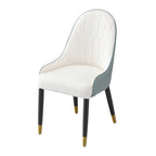 Modern Dining Chairs Set of 2 pcs Faux Leather Dining Chairs