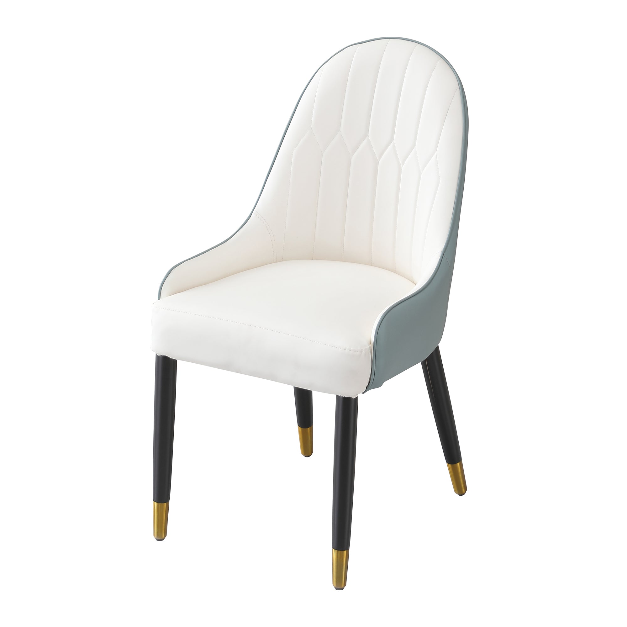 Modern Dining Chairs Set of 2 pcs Faux Leather Dining Chairs