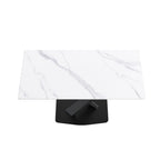 63-Inch Modern Artificial Stone Dining Table
