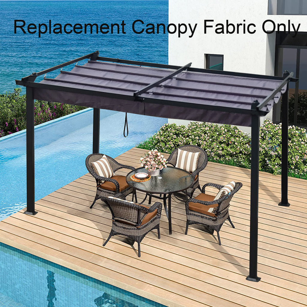 Replacement Canopy Top Fabric for 10x10 Ft Outdoor Patio Pergola