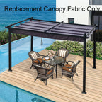 Replacement Canopy Top Fabric for 10x10 Ft Outdoor Patio Pergola