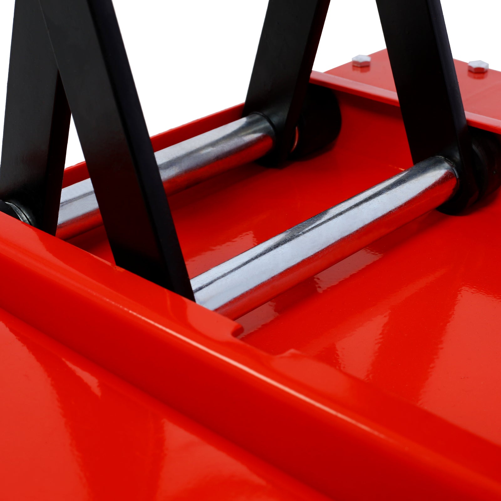 1100lb Motorcycle Lift with Dolly Jack, Scissor Lift Jack