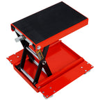1100lb Motorcycle Lift with Dolly Jack, Scissor Lift Jack