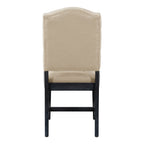 TREXM Retro Style Dining Chair Set with 4 Upholstered Chairs