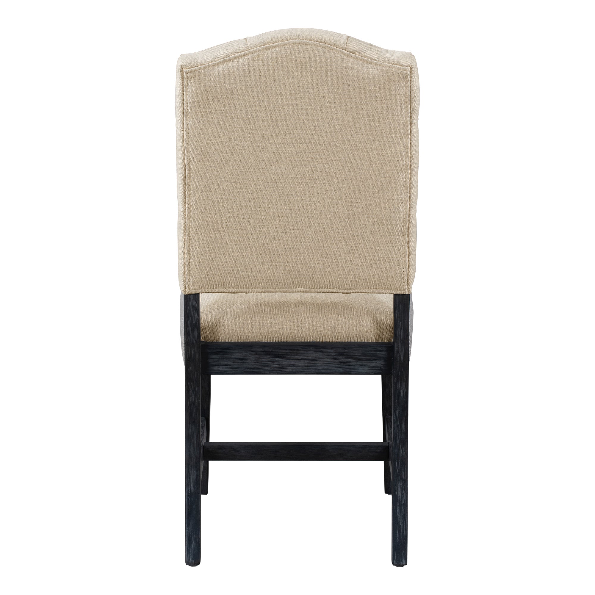TREXM Retro Style Dining Chair Set with 4 Upholstered Chairs