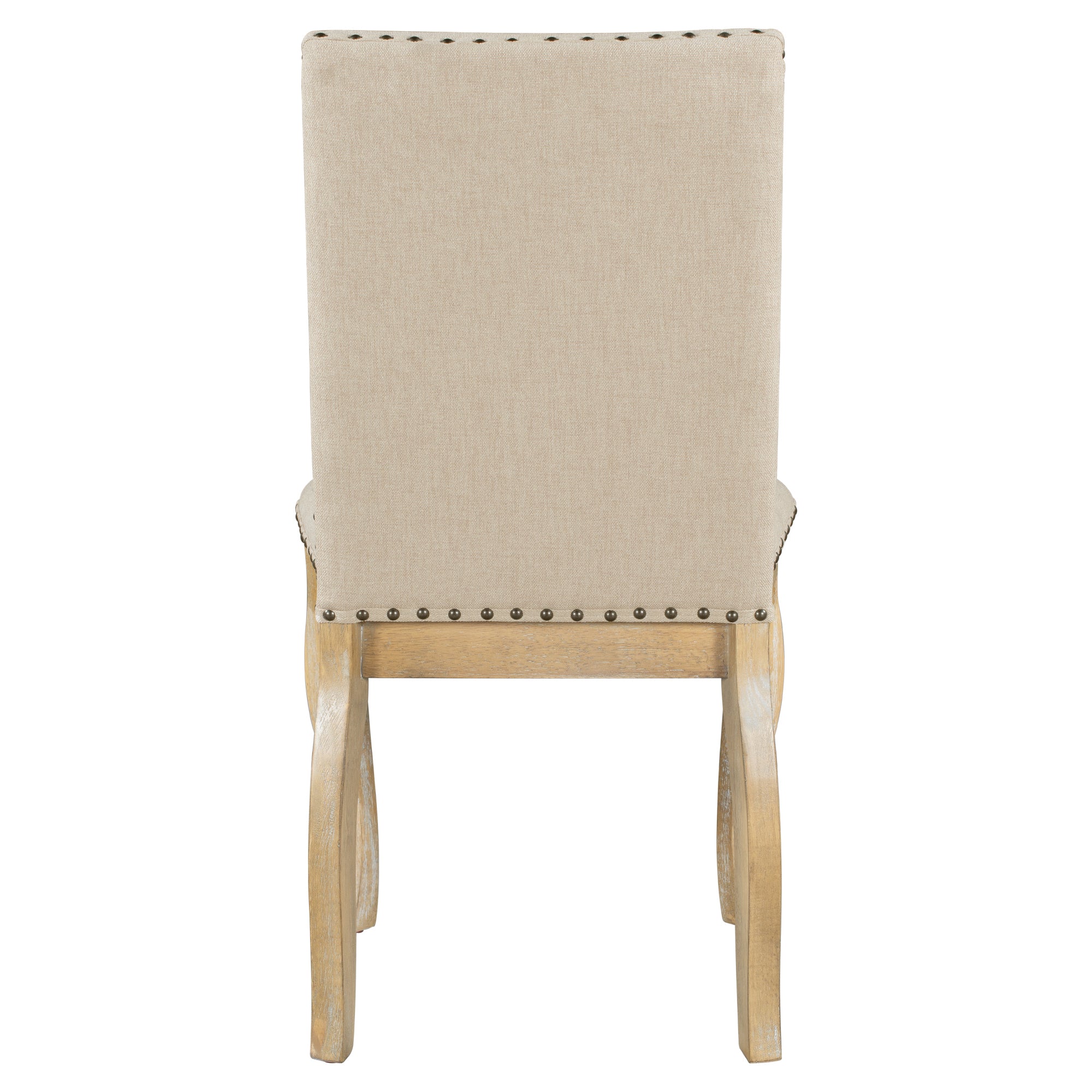 TREXM Set of 2 Upholstered Dining Chairs