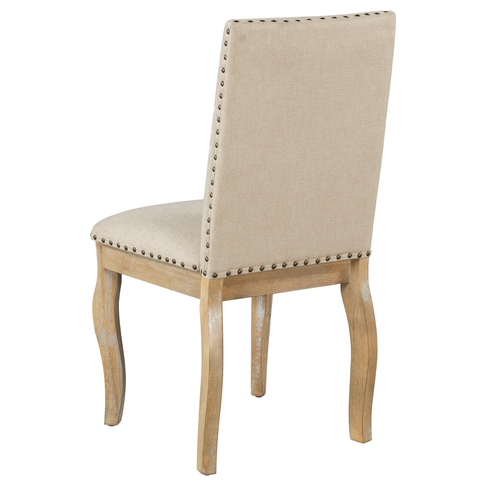 TREXM Set of 2 Upholstered Dining Chairs