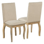 TREXM Set of 2 Upholstered Dining Chairs
