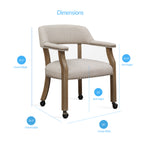 Monroe Caster Game Chair