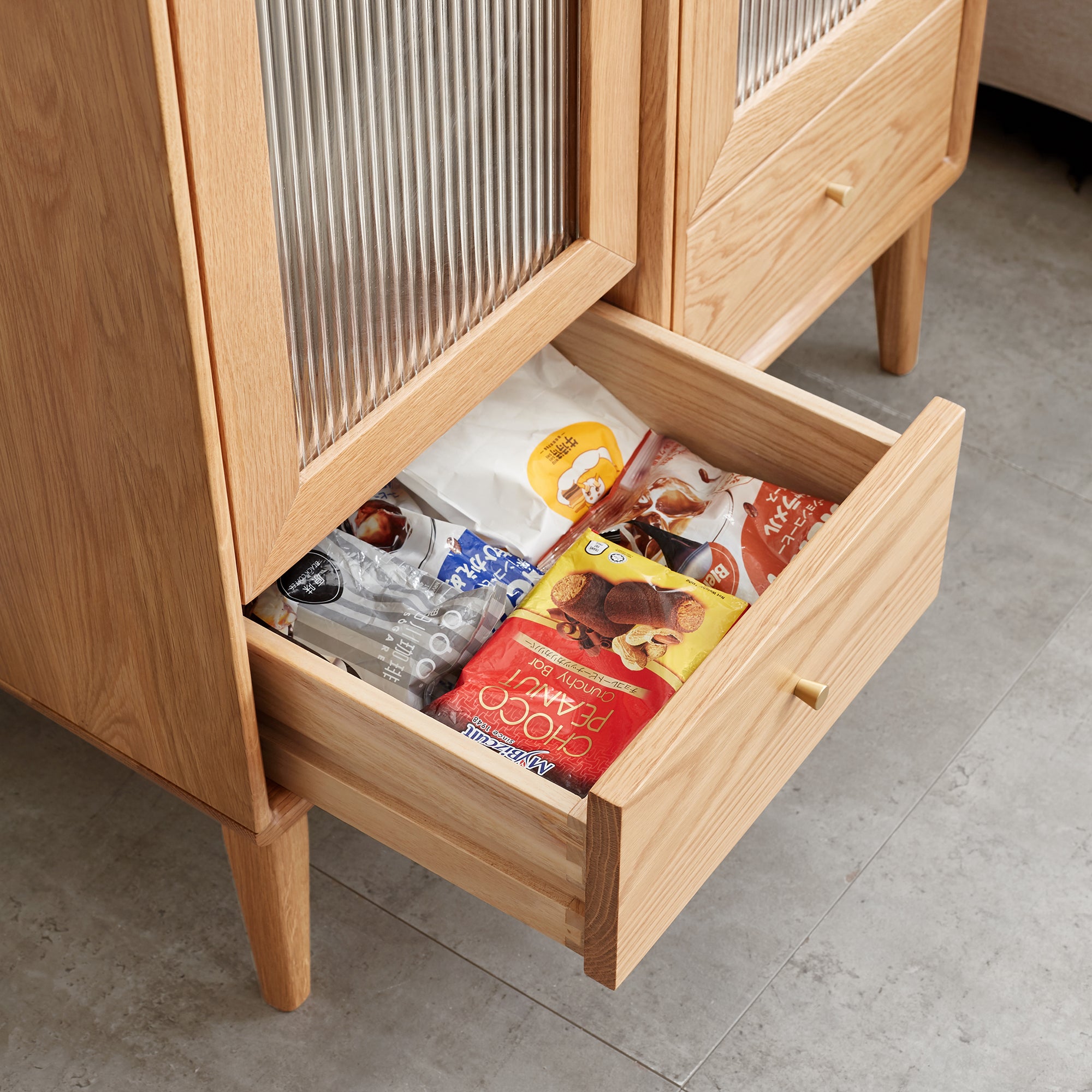 Solid Oak Wood Cabinet