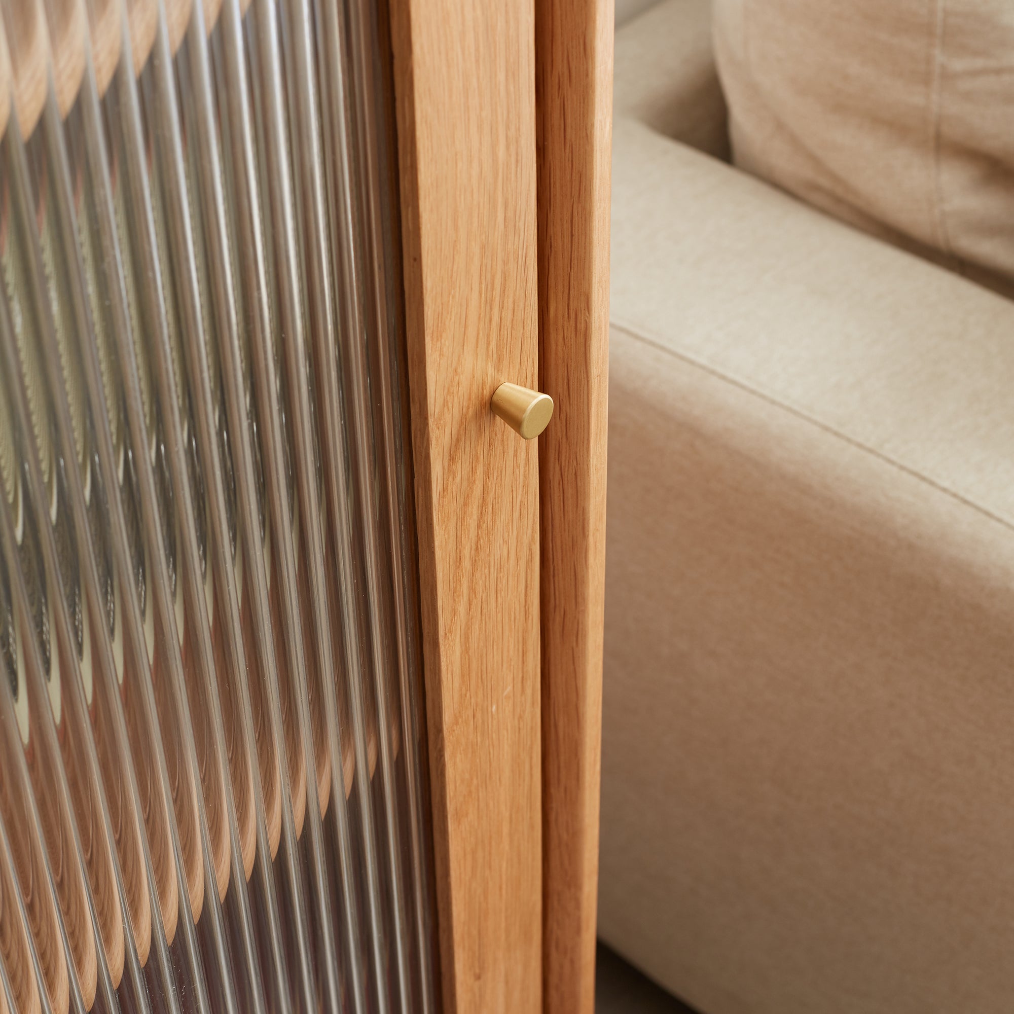 Solid Oak Wood Cabinet