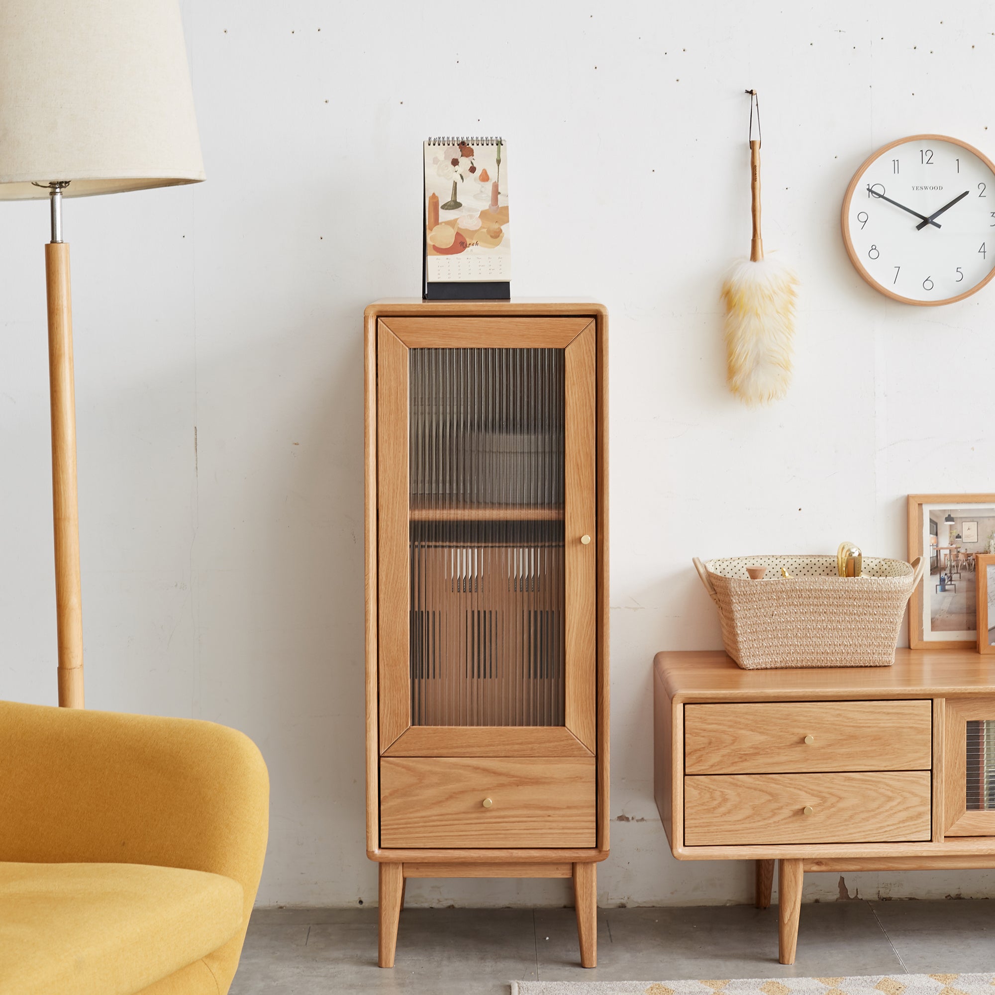 Solid Oak Wood Cabinet