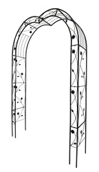 Metal Garden Arch with 8 Styles for Climbing Plants