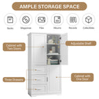 Tall and Wide Storage Cabinet with Doors