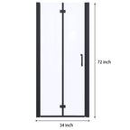 Bi-Fold Semi-Frameless Shower Doors