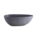 65 Inch Freestanding Solid Surface Soaking Bathtub