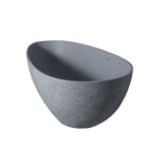 65 Inch Freestanding Solid Surface Soaking Bathtub