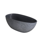 65 Inch Freestanding Solid Surface Soaking Bathtub