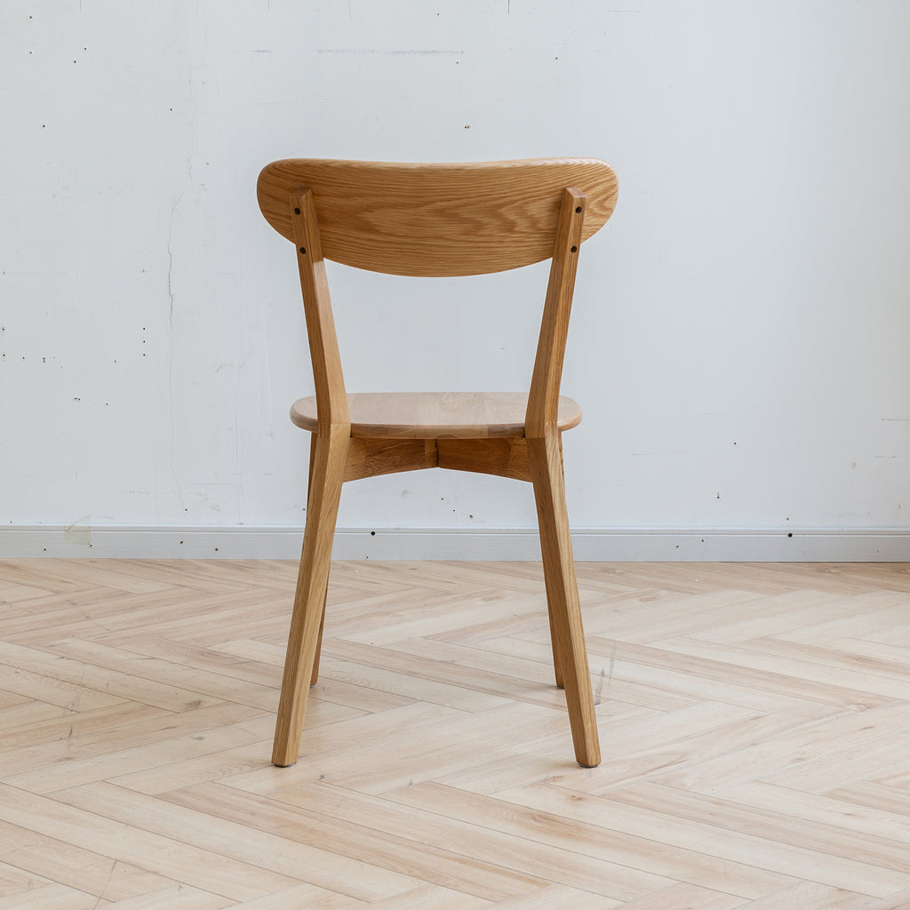 Set of 4 Premium Solid Oak Dining Chairs
