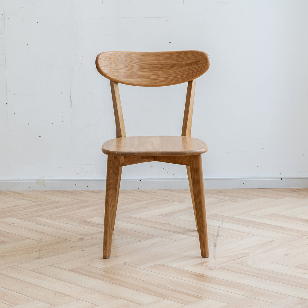 Set of 4 Premium Solid Oak Dining Chairs