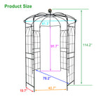 Metal Garden Arch Iron Garden Arbors Gazebo