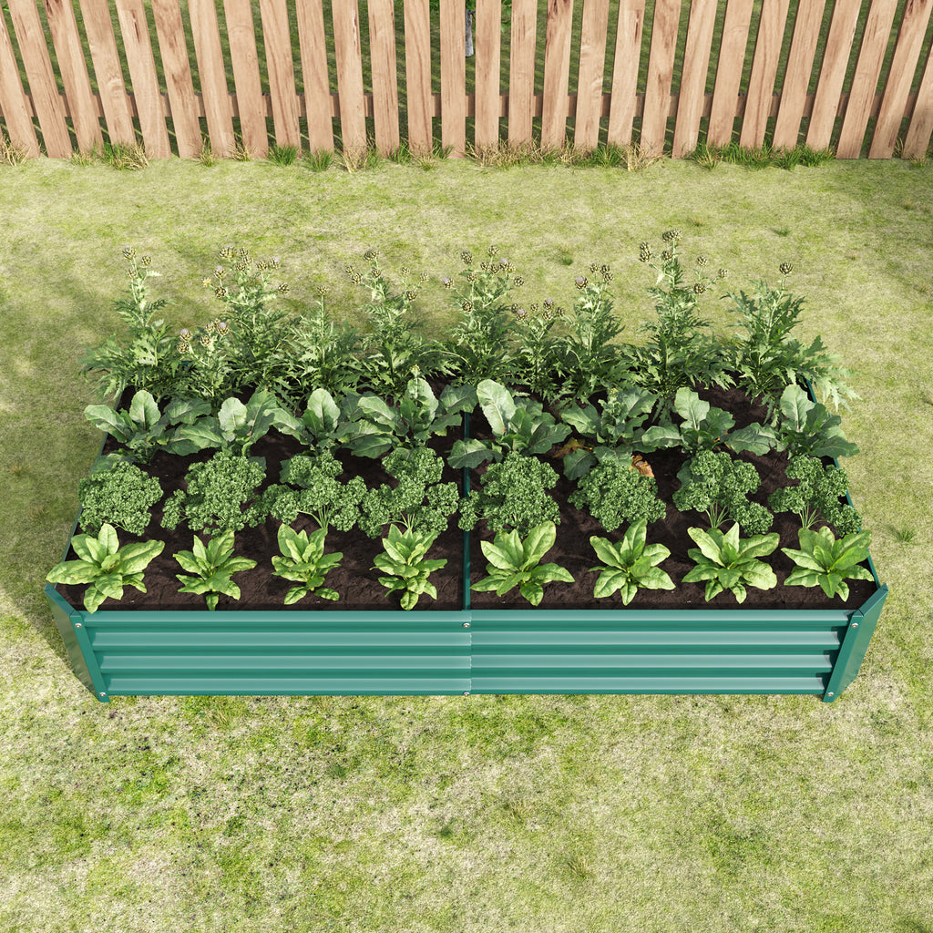Raised Garden Bed Outdoor, 6×3×1ft