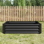 Metal Raised Garden Bed, Rectangle Raised Planter