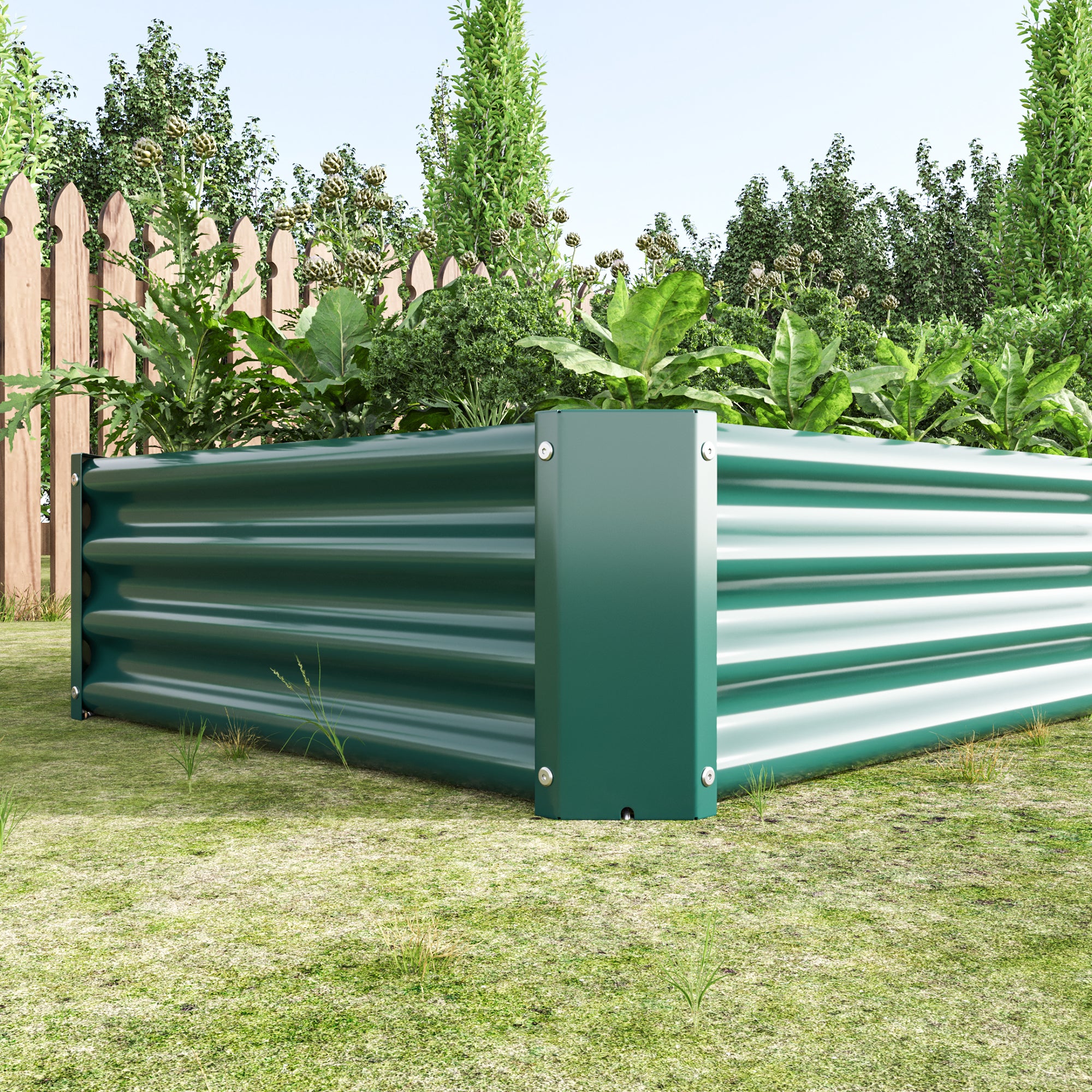 Raised Garden Bed Outdoor, 6×3×1ft