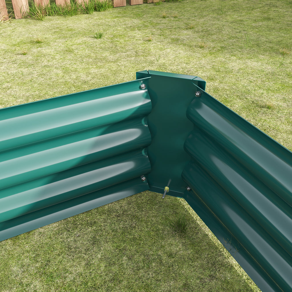 Raised Garden Bed Outdoor, 6×3×1ft