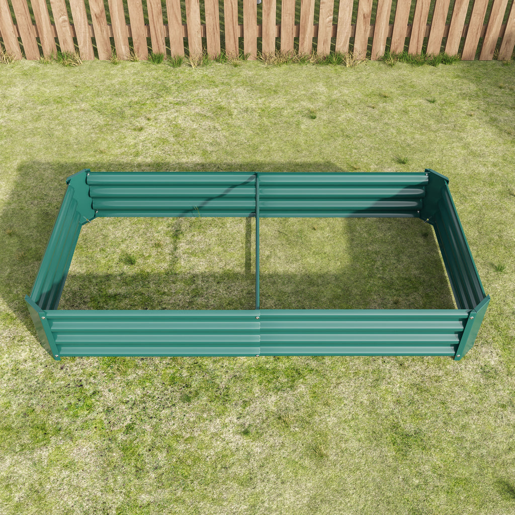 Raised Garden Bed Outdoor, 6×3×1ft