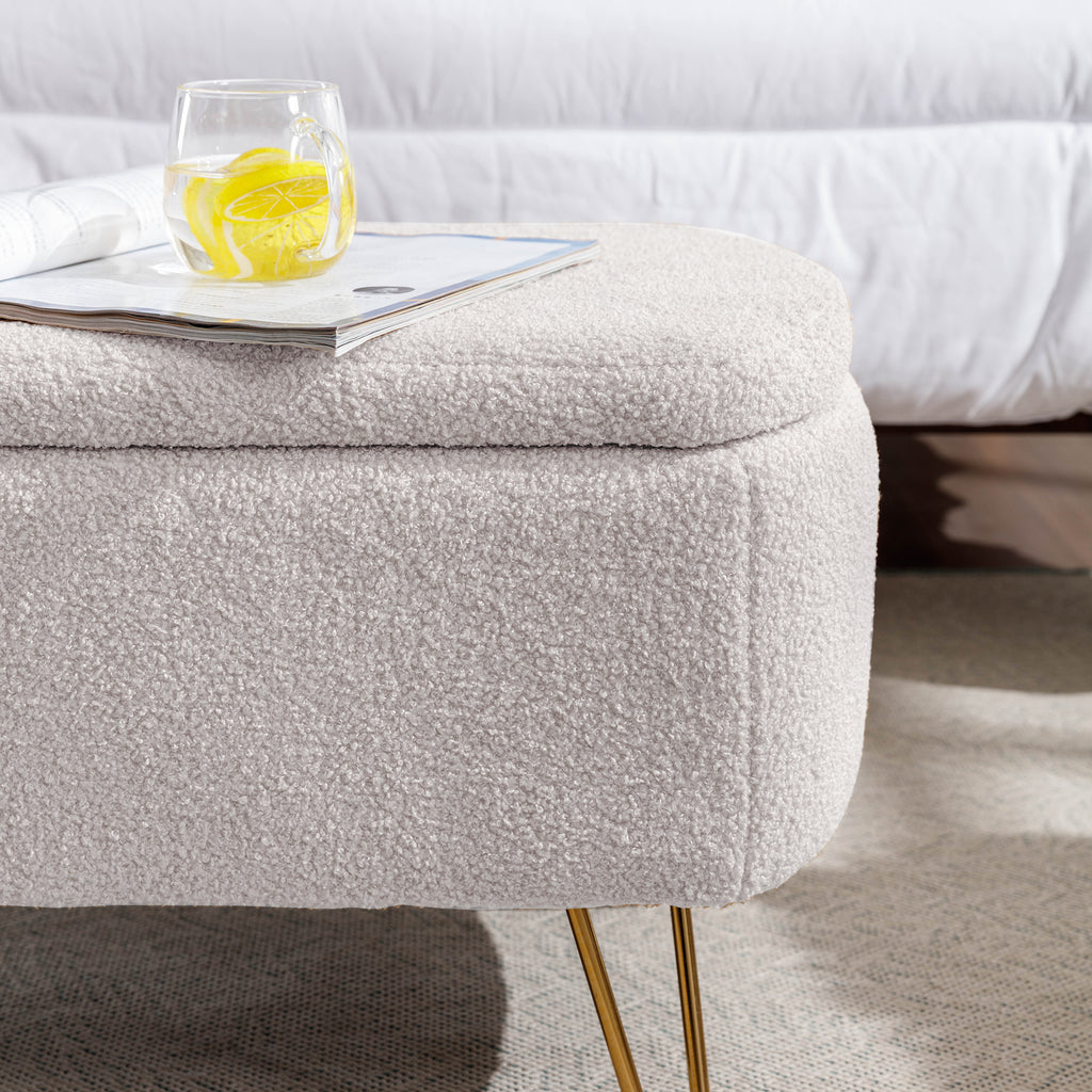 Ivory Storage Bench