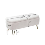 Ivory Storage Bench