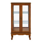 Lighted Curio Cabinet with Adjustable Shelves