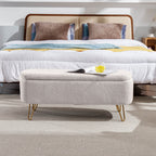 Ivory Storage Bench