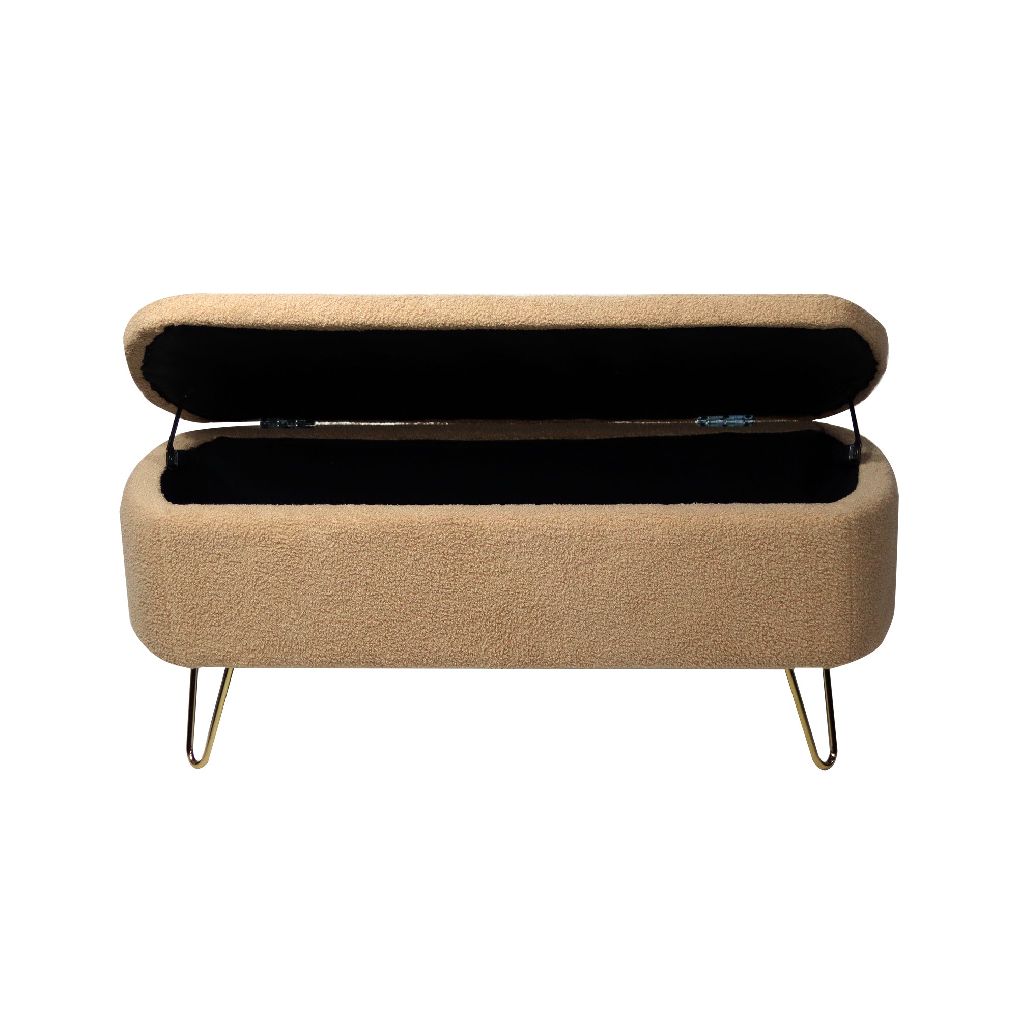 Camel Storage Ottoman Bench for End of Bed