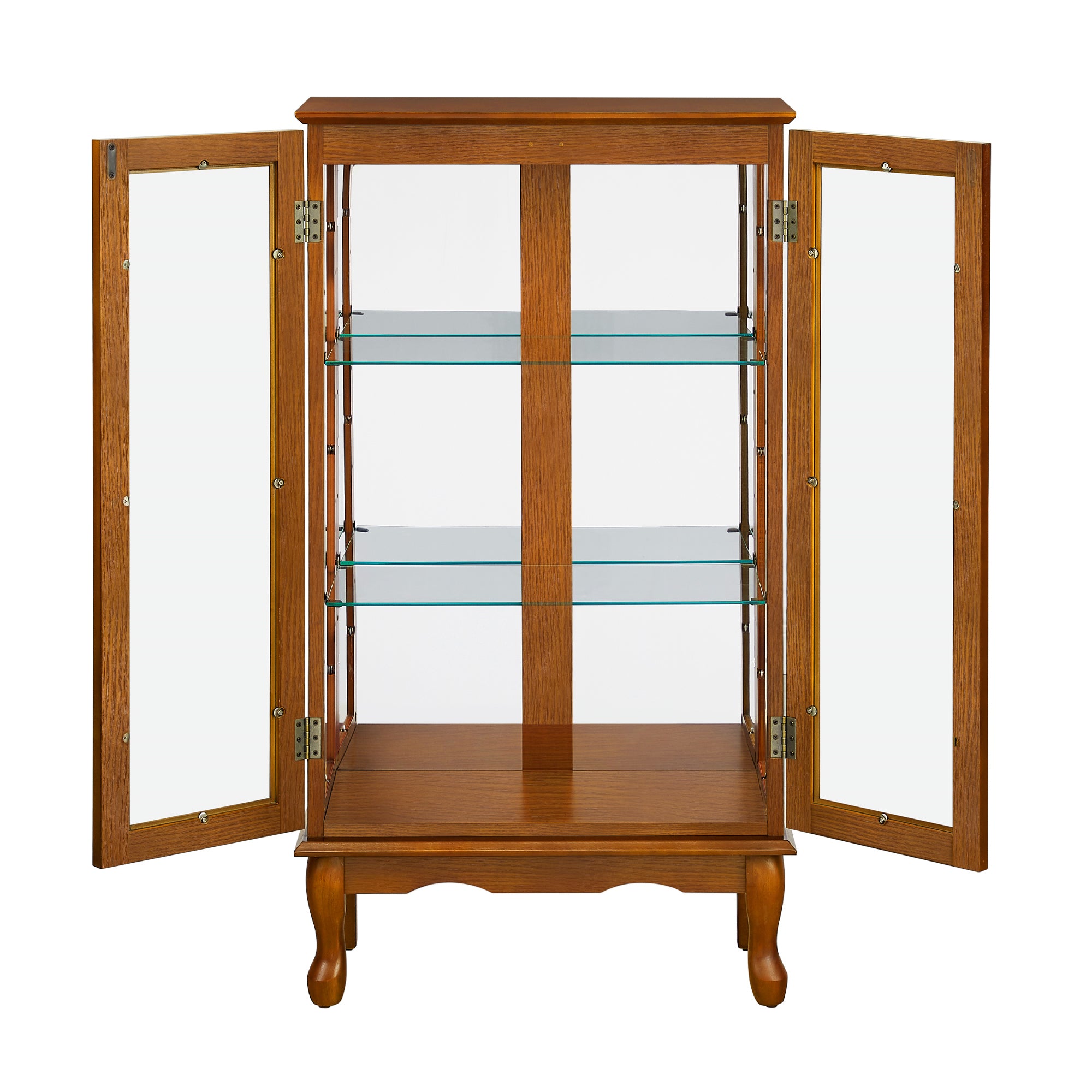 Lighted Curio Cabinet with Adjustable Shelves