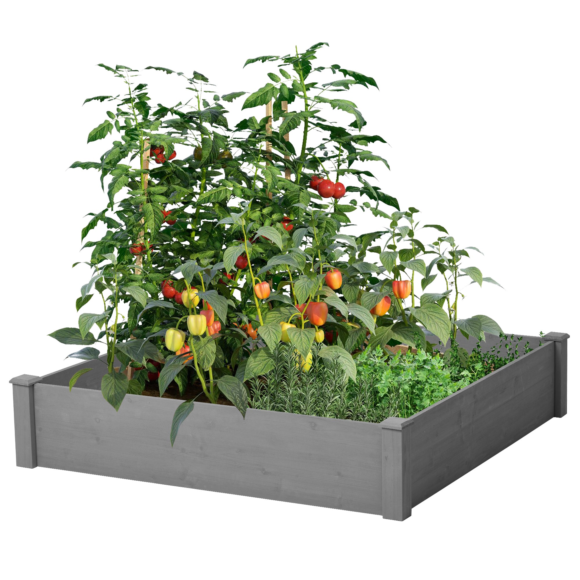 Raised Garden Bed 48x48x10''